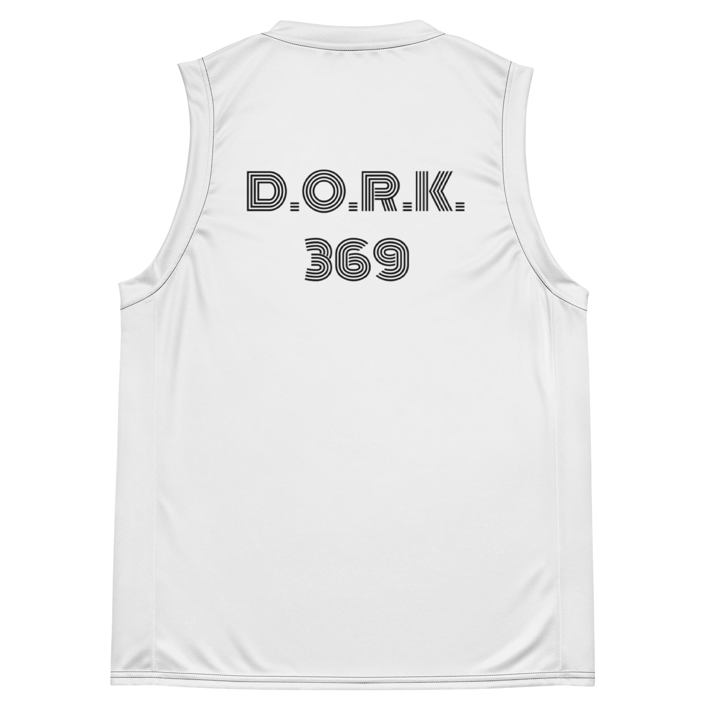 Recycled unisex basketball jersey