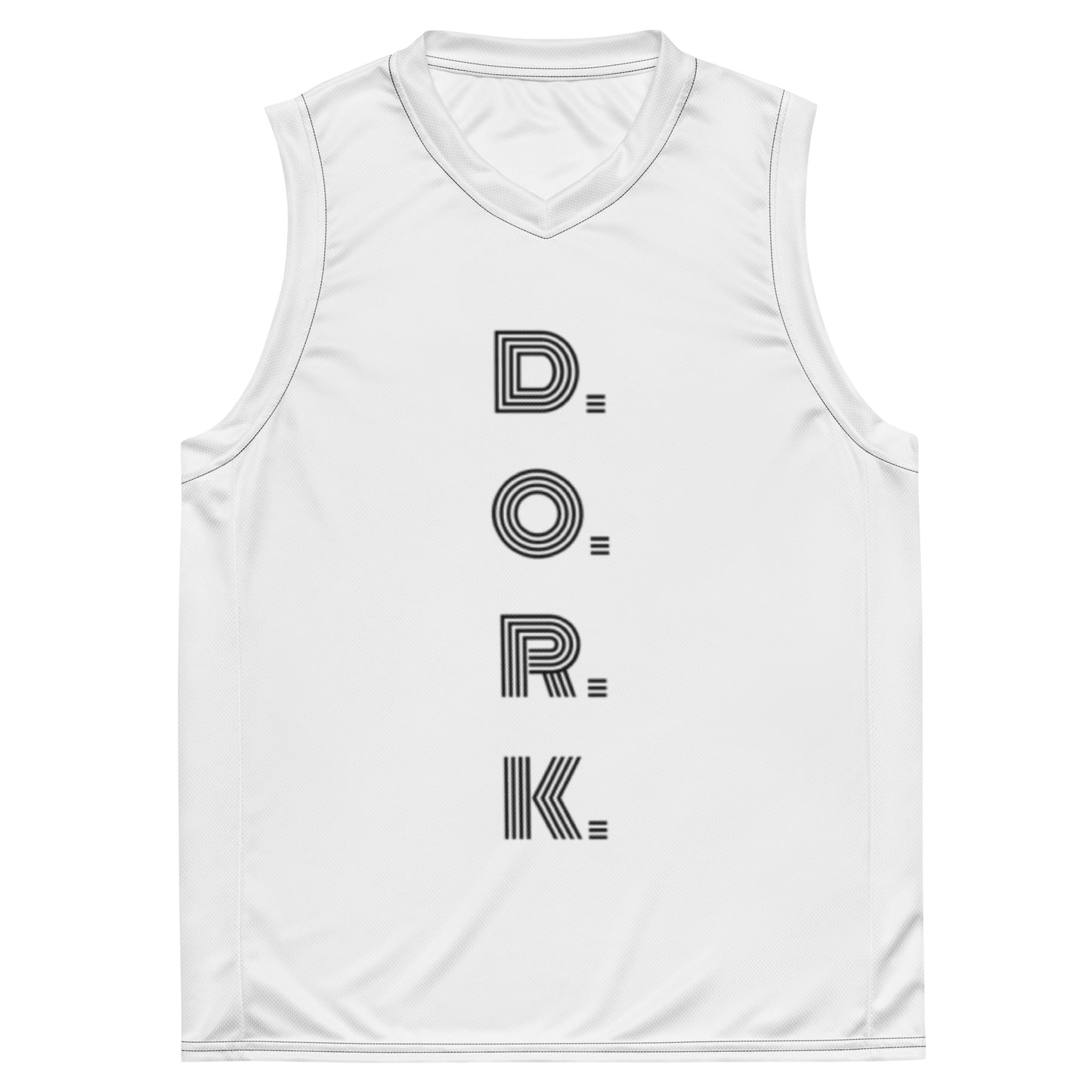 Recycled unisex basketball jersey